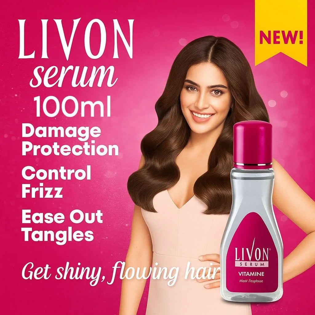 Livon Hair Serum 100ml Anti-Frizz & Shine