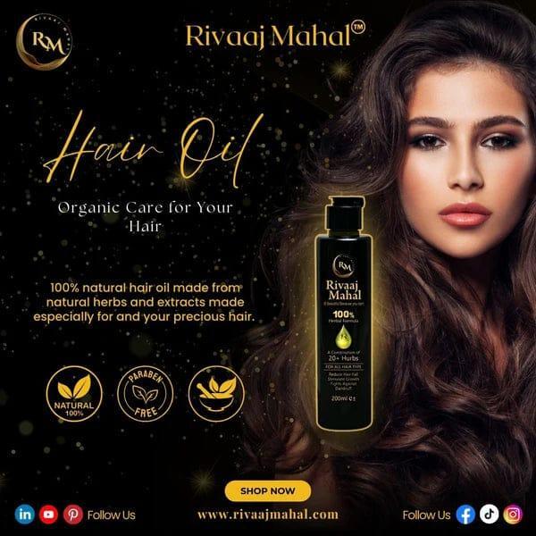 Premium Hair Oil 200ml – Anti Hair Fall, Natural Herbal Formula for All Hair Types | Strong & Healthy Hair Growth Oil